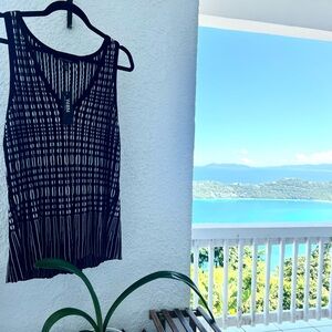 WHBM Peplum Goddess Knit Top XL